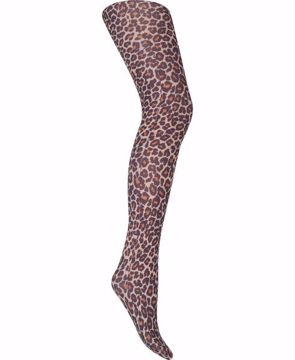 Leopard Pantyhose Natural Sneaky Fox