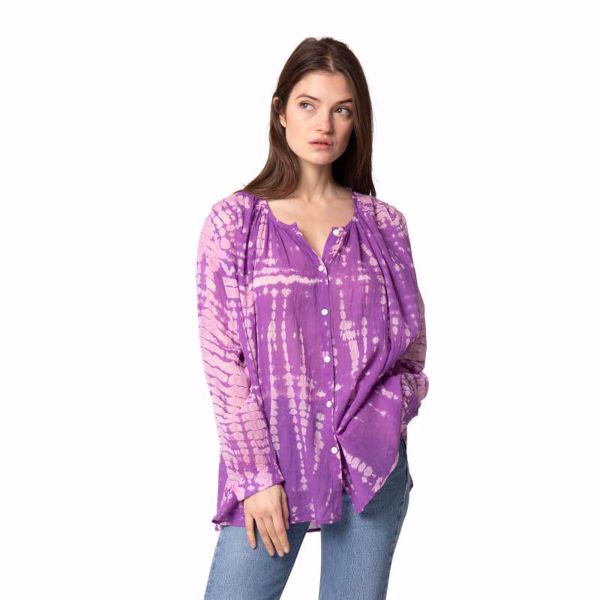 Chloe Shirt Purple Hippy Zen Ethic