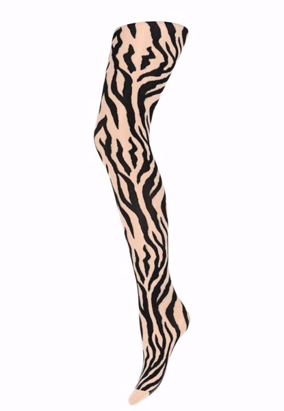 Zebra Pantyhose Ginger Root Sneaky Fox