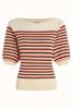 Ivy Top Preston stripe Orange