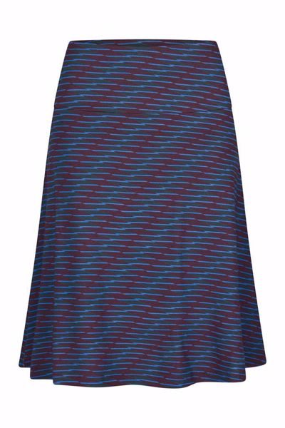 Skirt Wide Aubergine Zilch