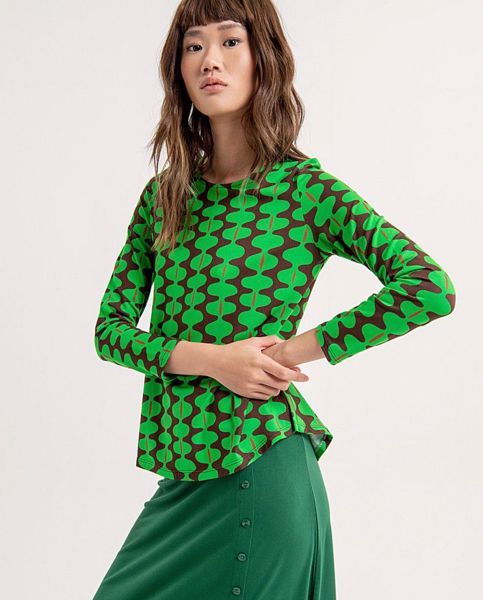 Sweatshirt Green Brown Surkana