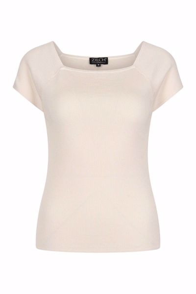 Top Short Sleeve Offwhite Zilch